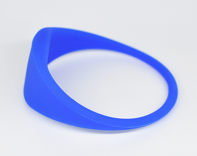 Oblate RFID Silicone Wristband