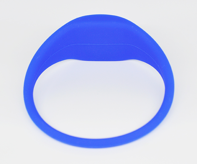 Oblate RFID Silicone Wristband