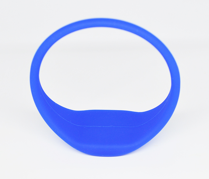 Oblate RFID Silicone Wristband