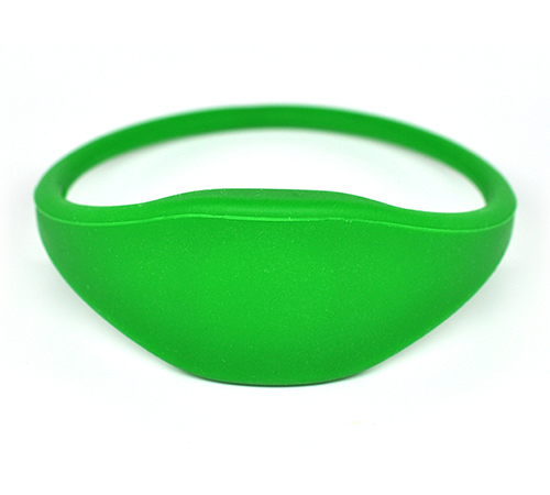 Oblate RFID Silicone Wristband