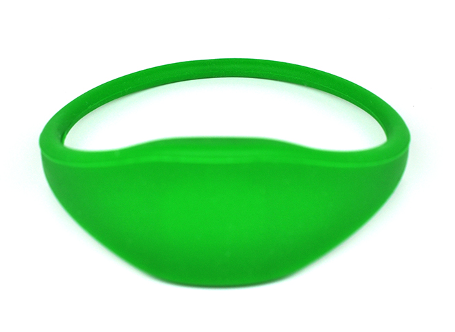 Oblate RFID Silicone Wristband