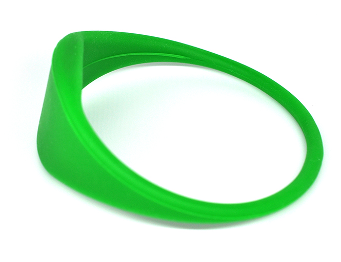 Oblate RFID Silicone Wristband