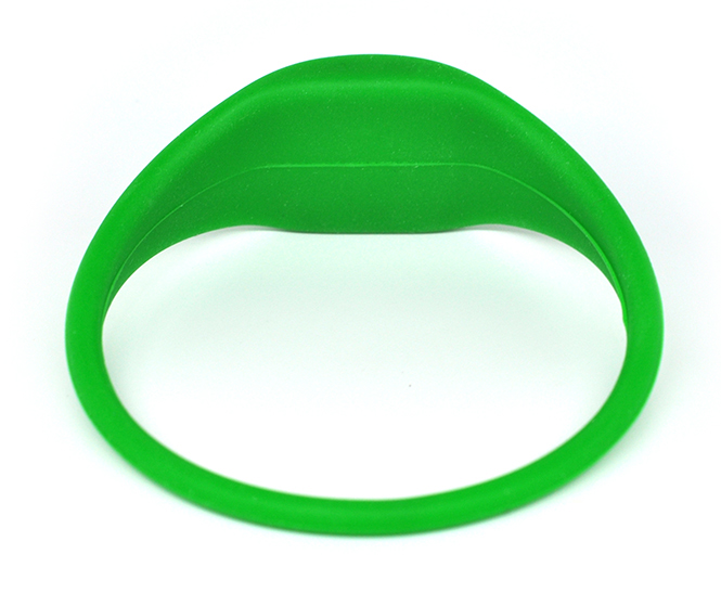 Oblate RFID Silicone Wristband