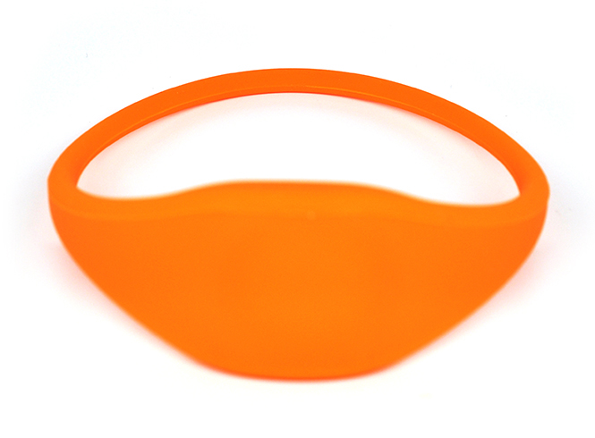 Oblate RFID Silicone Wristband