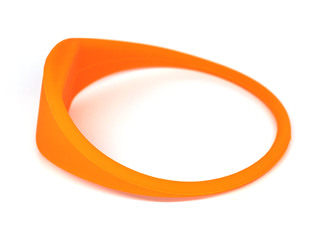 Oblate RFID Silicone Wristband