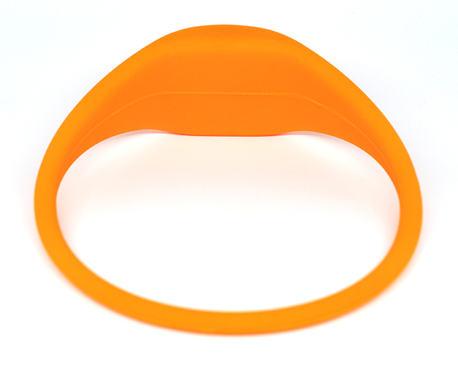 Oblate RFID Silicone Wristband