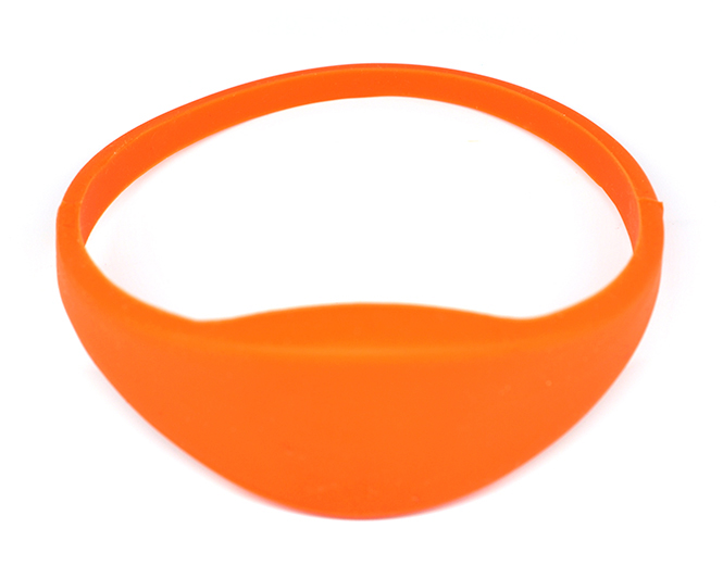 Oblate RFID Silicone Wristband