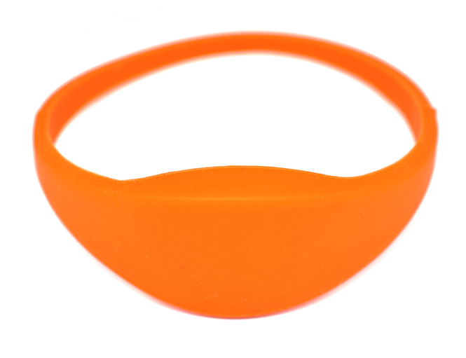 Oblate RFID Silicone Wristband