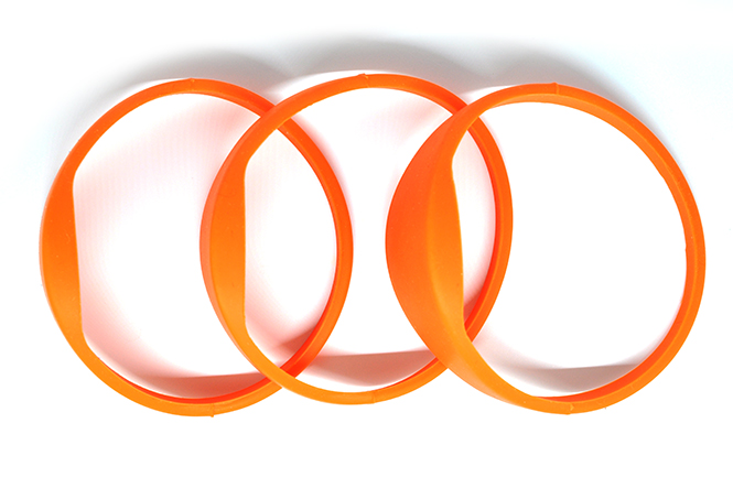 Oblate RFID Silicone Wristband