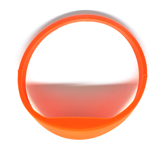 Oblate RFID Silicone Wristband