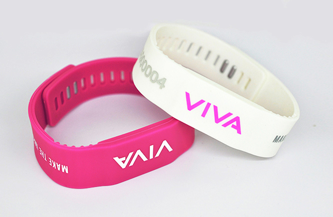 RFID silicone wristband