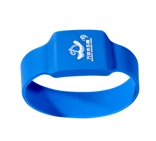 RFID rectangle silicone wristband