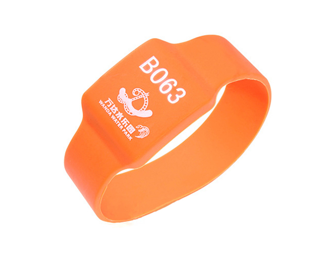 RFID rectangle silicone wristband