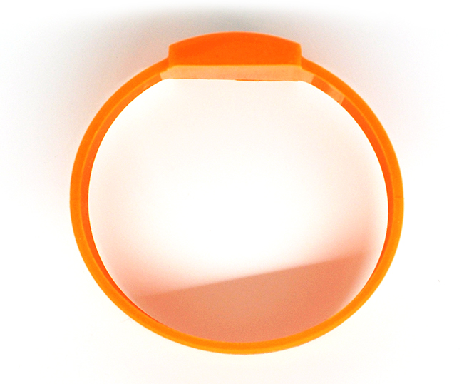 RFID square silicone wristband