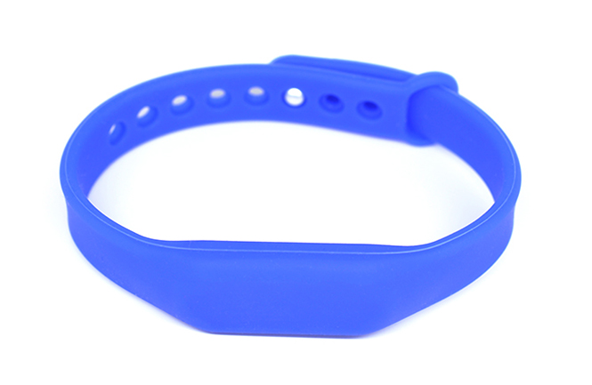 RFID rectangular silicone wristband