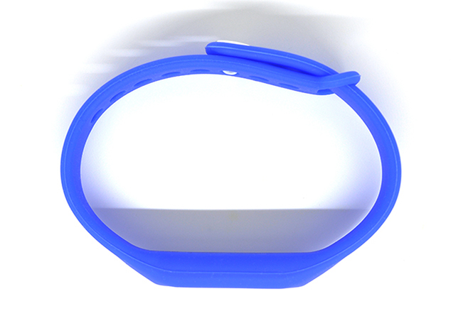 RFID rectangular silicone wristband