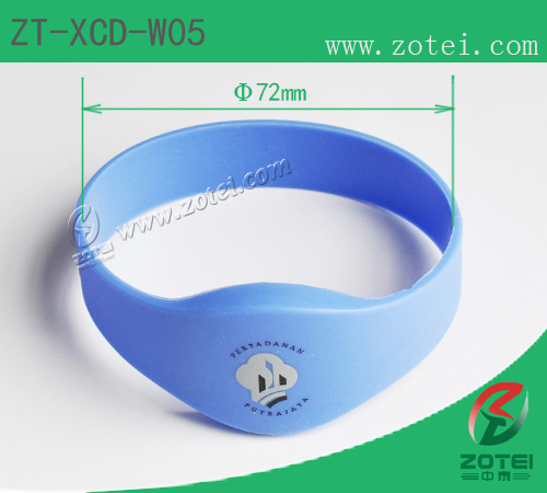 Large Oval RFID Silicone Wristband