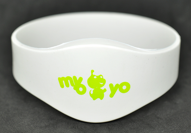 Large Oval RFID Silicone Wristband