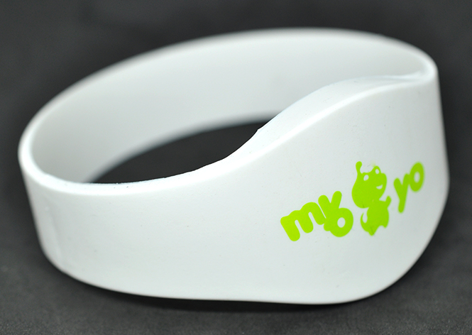 Large Oval RFID Silicone Wristband