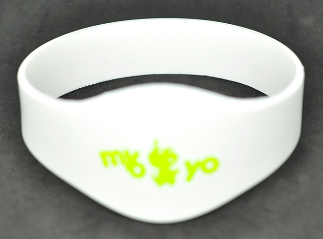 Large Oval RFID Silicone Wristband