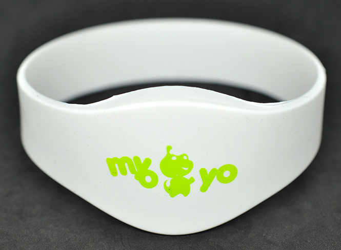 Large Oval RFID Silicone Wristband