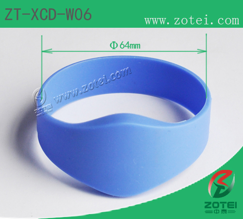 Large Oval RFID Silicone Wristband
