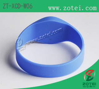 Large Oval RFID Silicone Wristband