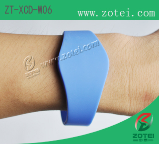 Large Oval RFID Silicone Wristband