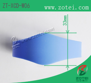 Large Oval RFID Silicone Wristband