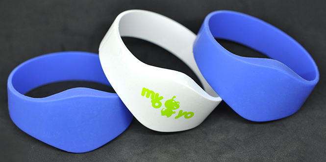 Large Oval RFID Silicone Wristband