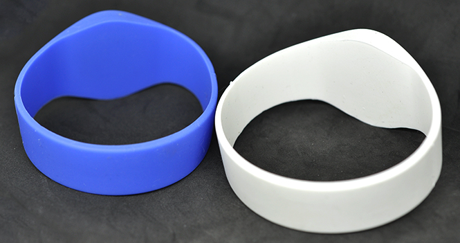 Large Oval RFID Silicone Wristband