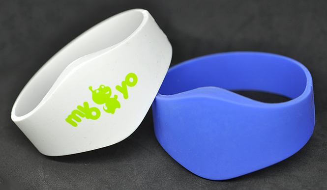 Large Oval RFID Silicone Wristband