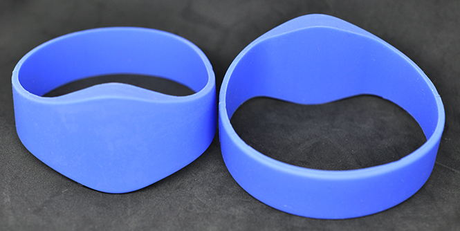 Large Oval RFID Silicone Wristband