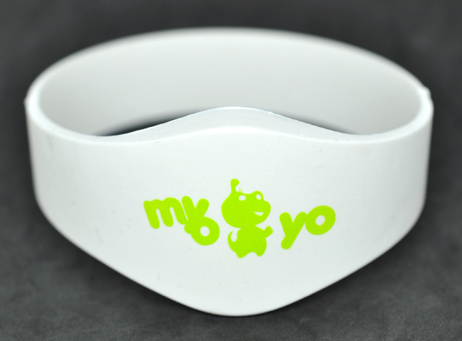 Large Oval RFID Silicone Wristband