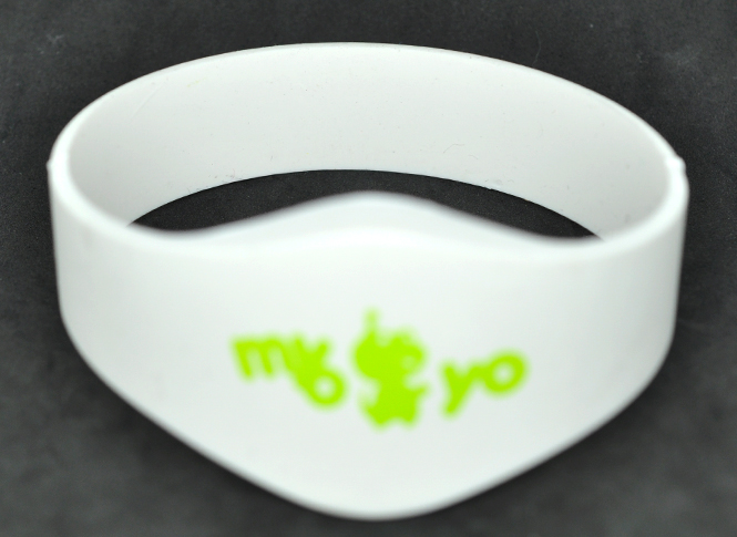 Large Oval RFID Silicone Wristband