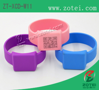 RFID square silicone wristband
