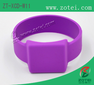 RFID square silicone wristband