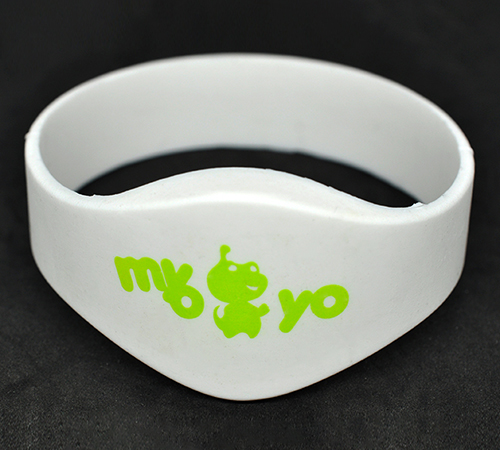 Large Oval RFID Silicone Wristband