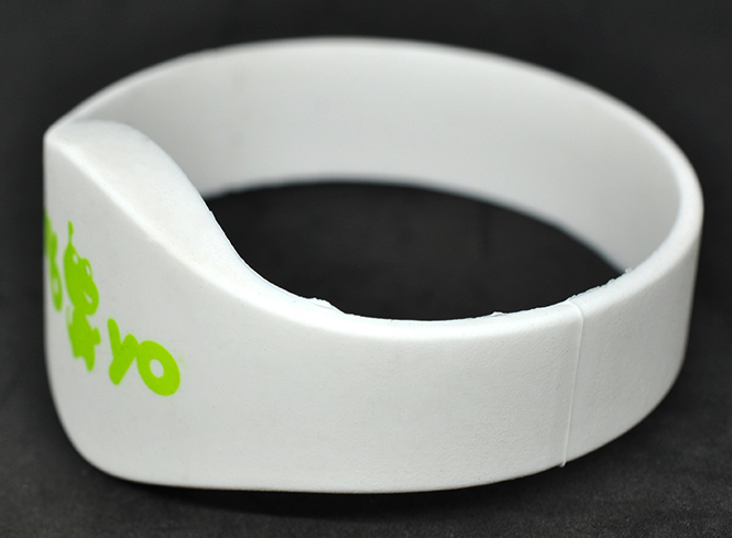 Large Oval RFID Silicone Wristband
