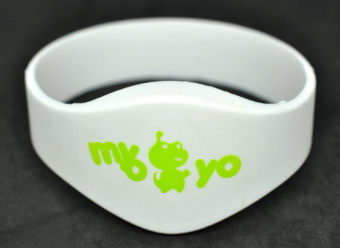 Large Oval RFID Silicone Wristband