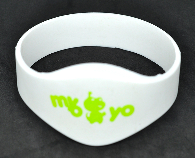 Large Oval RFID Silicone Wristband