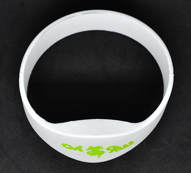 Large Oval RFID Silicone Wristband