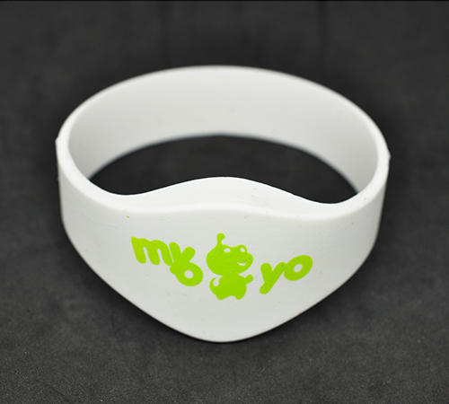 Large Oval RFID Silicone Wristband