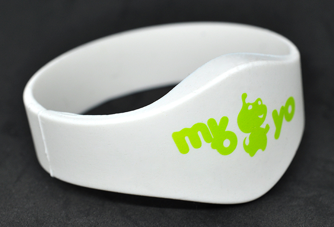 Large Oval RFID Silicone Wristband