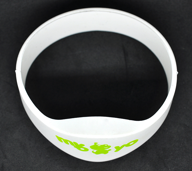 Large Oval RFID Silicone Wristband