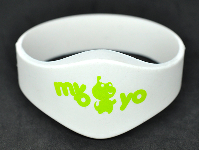 Large Oval RFID Silicone Wristband