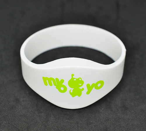 Large Oval RFID Silicone Wristband