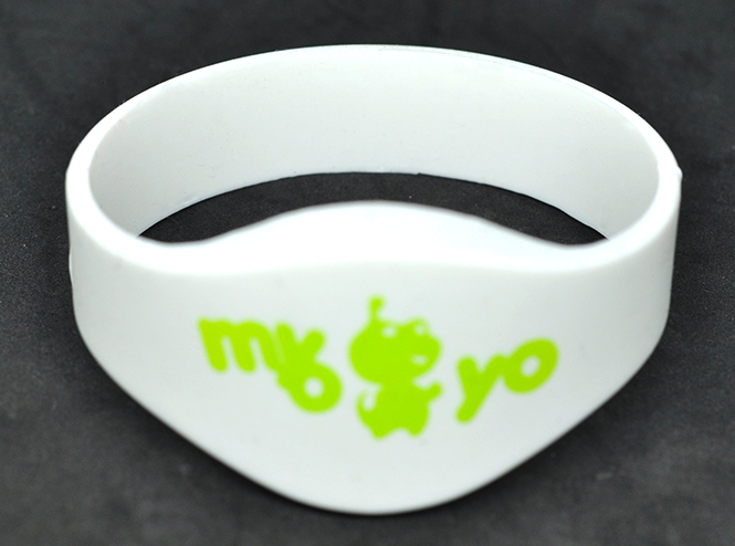 Large Oval RFID Silicone Wristband