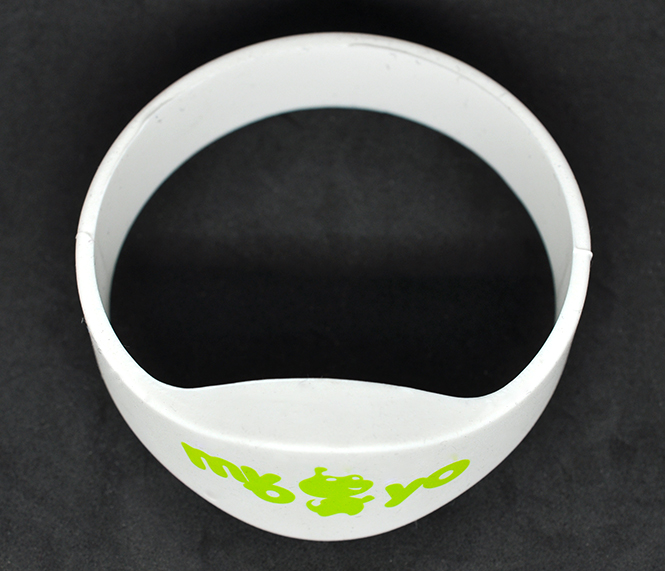 Large Oval RFID Silicone Wristband