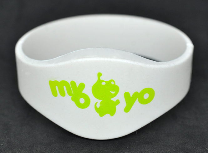 Large Oval RFID Silicone Wristband
